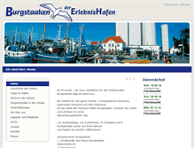 Tablet Screenshot of erlebnishafen-burgstaaken.de